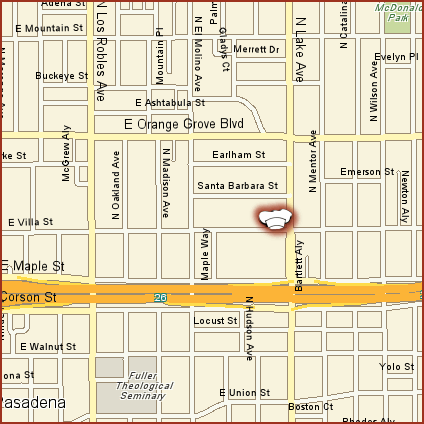 Pasadena Static Map Image