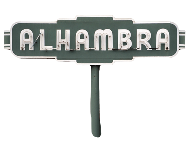 Alhambra signage